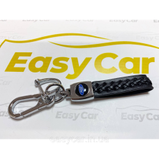 Плетений брелок для ключів авто FORD Хром