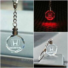 Брелок Crystal з різнокольоровою підсвіткою HONDA