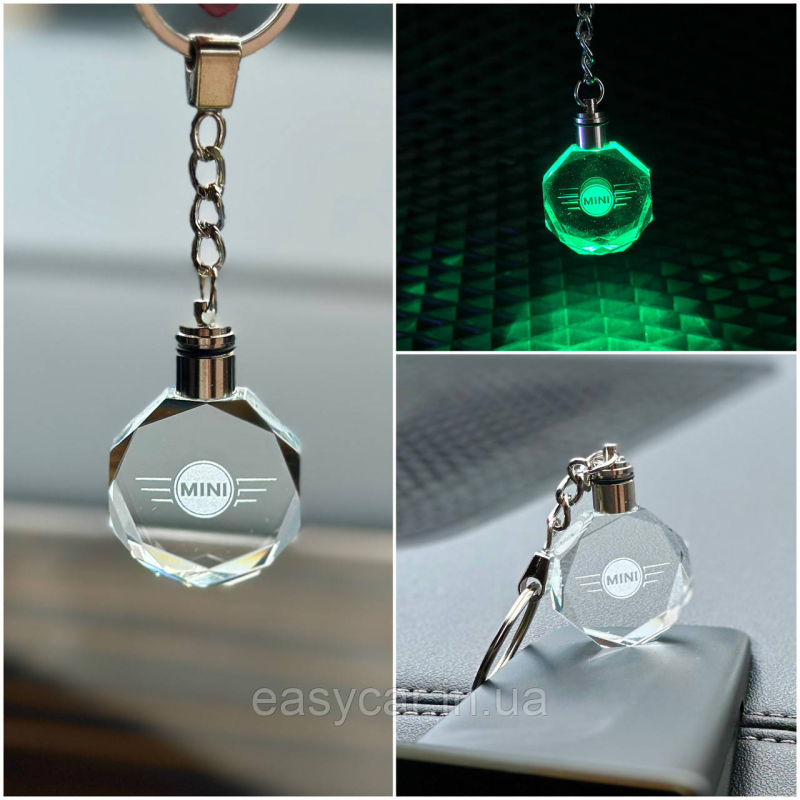 Брелок Crystal з різнокольоровою підсвіткою MINI Брелок Crystal з різнокольоровою підсвіткою MINI
