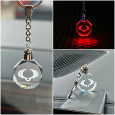 Брелок Crystal з різнокольоровою підсвіткою SSANG YONG