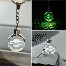 Брелок Crystal з різнокольоровою підсвіткою NISSAN