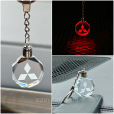 Брелок Crystal з різнокольоровою підсвіткою MITSUBISHI