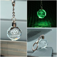 Брелок Crystal з різнокольоровою підсвіткою TOYOTA