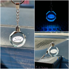 Брелок Crystal з різнокольоровою підсвіткою FORD