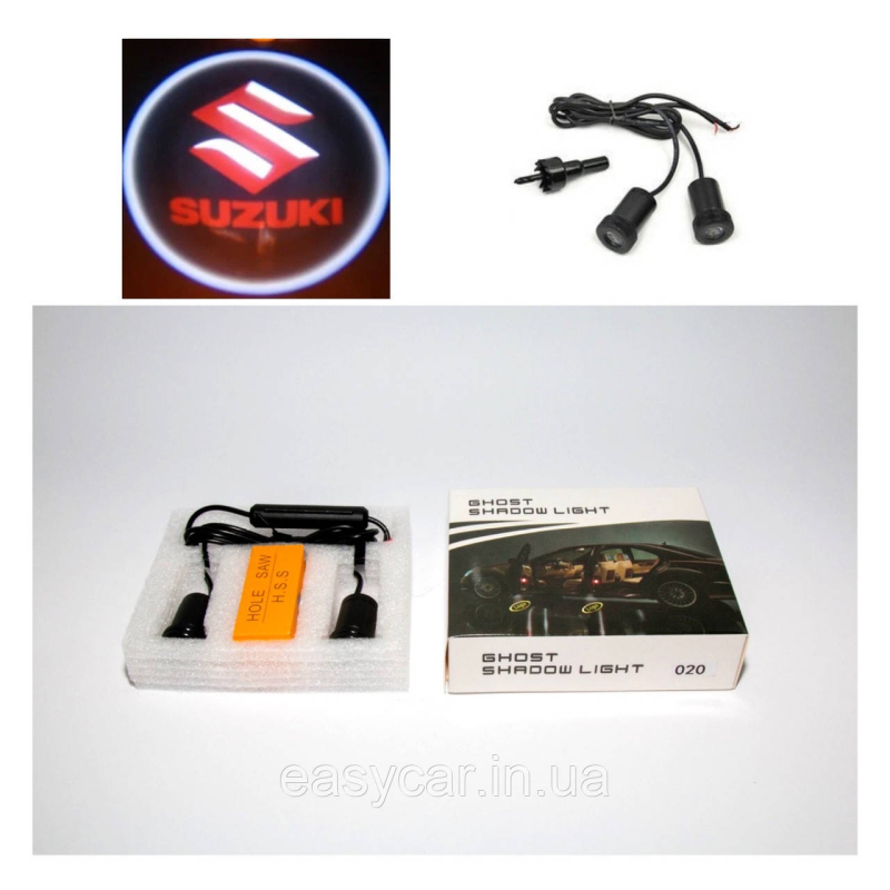 Логотип підсвітка дверей Сузукі Lazer door logo light Suzuki Логотип підсвітка дверей Сузукі Lazer door logo light Suzuki