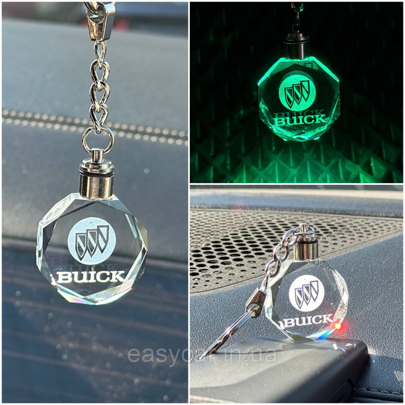 Брелок Crystal з різнокольоровою підсвіткою BUICK