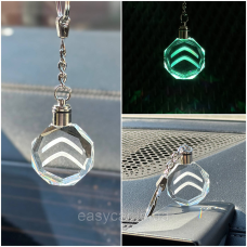 Брелок Crystal з різнокольоровою підсвіткою CITROEN