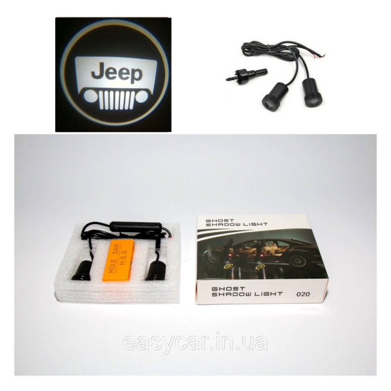 Логотип підсвітка дверей Джип Lazer door logo light Jeep Логотип підсвітка дверей Джип Lazer door logo light Jeep