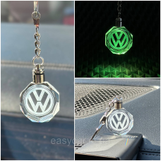 Брелок Crystal з різнокольоровою підсвіткою VOLKSWAGEN