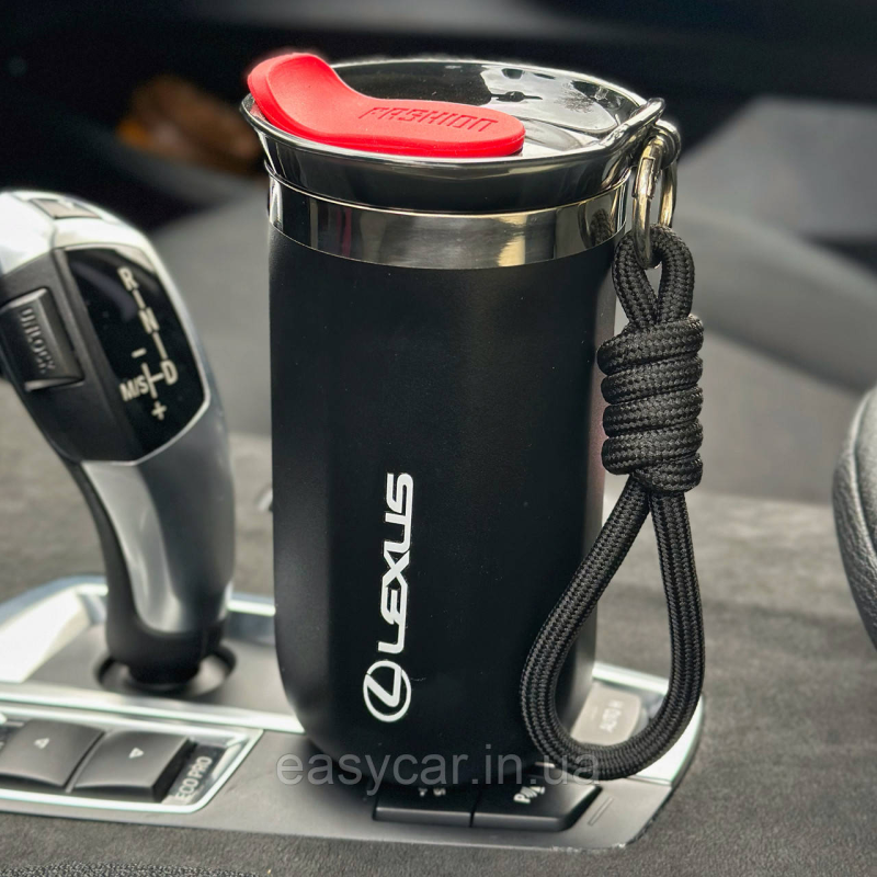 Термо-чашка з логотипом LEXUS 350мл чорна Термо-чашка з логотипом LEXUS 350мл чорна