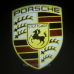 Логотип підсвітка дверей Порше Lazer door logo light Porsche Логотип підсвітка дверей Порше Lazer door logo light Porsche