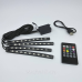 Підсвітка салону автомобіля Led RGB 4х9 USB (багатоколірна) + Музика Підсвітка салону автомобіля Led RGB 4х9 USB (багатоколірна) + Музика