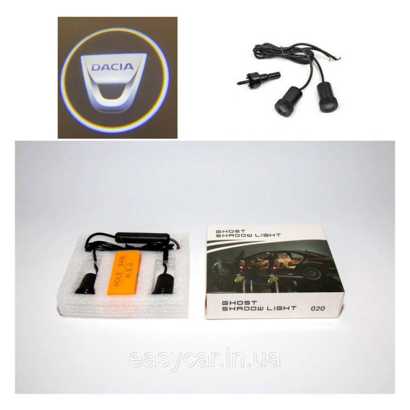 Логотип підсвітки дверцят Дачия door logo Dacia Логотип підсвітки дверцят Дачия door logo Dacia