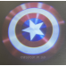 Логотип підсвітка дверей Капітан Америка Lazer door logo light Captain America Логотип підсвітка дверей Капітан Америка Lazer door logo light Captain America