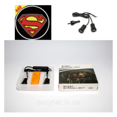 Логотип підсвітка дверцят door logo Superman