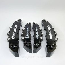 Декоративні накладки на гальмівні супорти “BREMBO“ Чорні R15-18