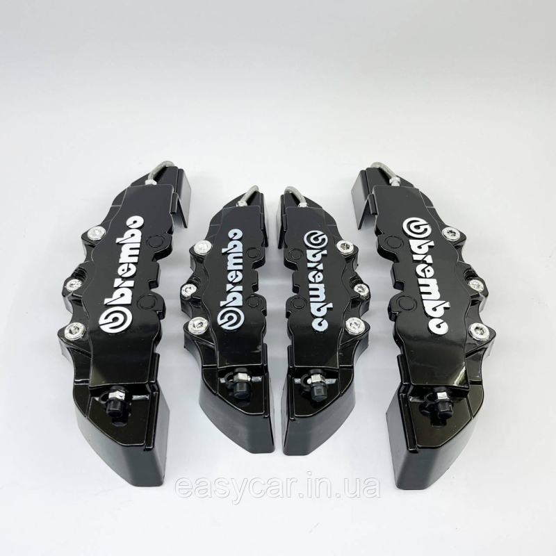 Декоративні накладки на гальмівні супорти “BREMBO“ Чорні R15-18 Декоративні накладки на гальмівні супорти “BREMBO“ Чорні R15-18