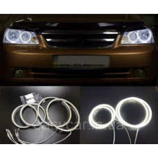 Ангельські оченята CCFL на Chevrolet Lacetti (седан, універсал) БІЛІ