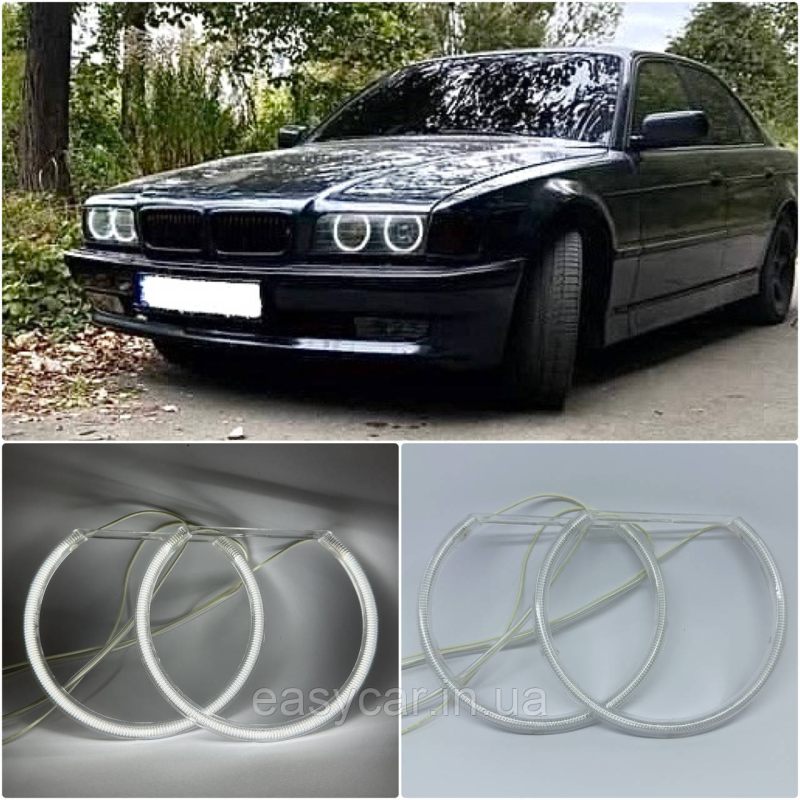 CCFL Ангельські оченята на BMW E36, E38, E39 Білі CCFL Ангельські оченята на BMW E36, E38, E39 Білі