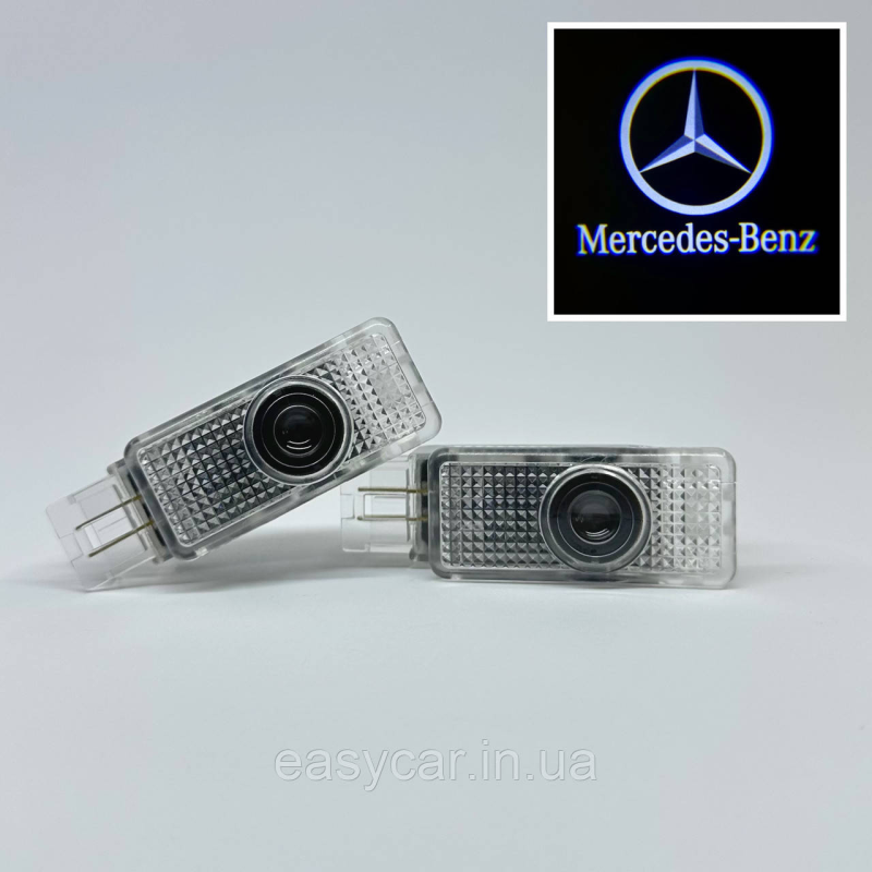 Логотип підсвічування дверей Lazer logoor logo light Mercedes-Bens (W203,W208,W209), W240, C199, (R171,R172)