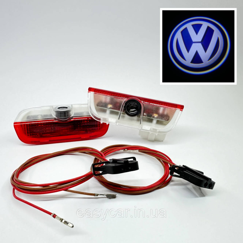 Логотип підсвітка дверей Lazer door logo light VOLKSWAGEN + проводка Логотип підсвітка дверей Lazer door logo light VOLKSWAGEN + проводка