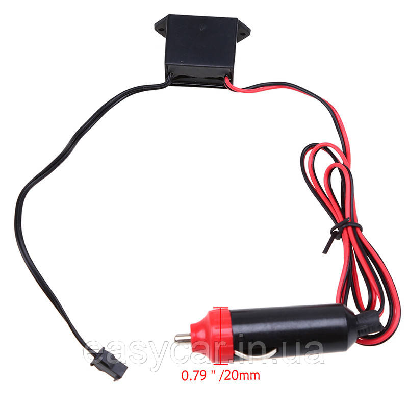 Інвертор блок живлення для холодного неону 12 вольтів із роз“ємом у прикурювач