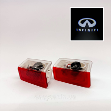 Логотип підсвітка дверей Інфініті Lazer door logo light INFINITI