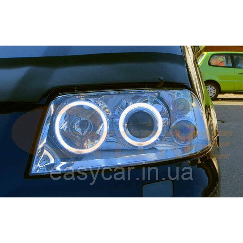 Ангельские глазки CCFL на Volkswagen VW Sharan 2000 - 2010 лінза