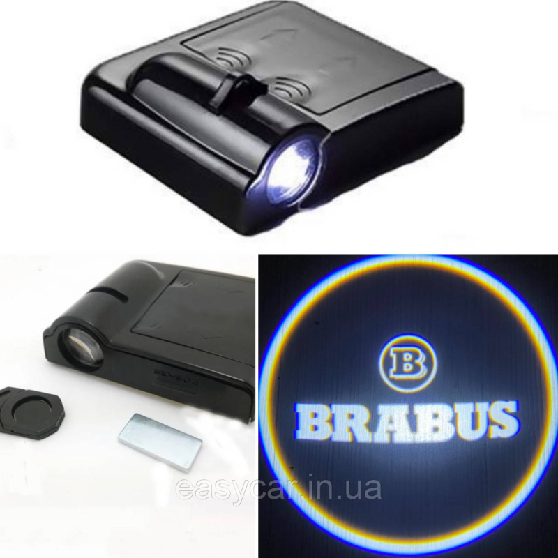 Логотип підсвічування двері Брабус Lazer door logo light BRABUS