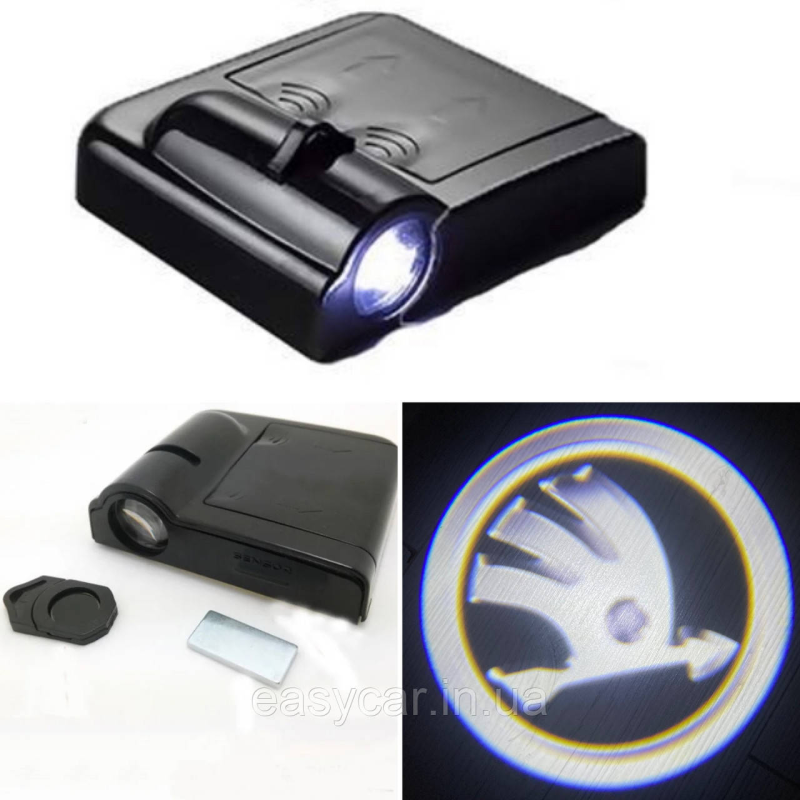 Логотип підсвічування дверей Шкода Lazer door logo light SKODA Логотип підсвічування дверей Шкода Lazer door logo light SKODA