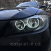 CCFL Ангельські оченята на BMW E90 E91 дорестайл Білі CCFL Ангельські оченята на BMW E90 E91 дорестайл Білі