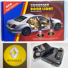 Логотип підсвічування двері Рено Lazer door logo light RENAULT
