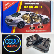 Логотип підсвічування двері Ауді Lazer door logo light AUDI