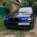 CCFL Ангельські оченята на BMW E46 без лінз Сині CCFL Ангельські оченята на BMW E46 без лінз Сині