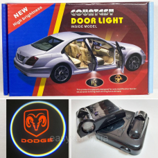 Логотип підсвічування двері Додж Lazer door logo DODGE