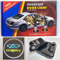 Логотип підсвічування двері Чері Lazer door logo CHERY