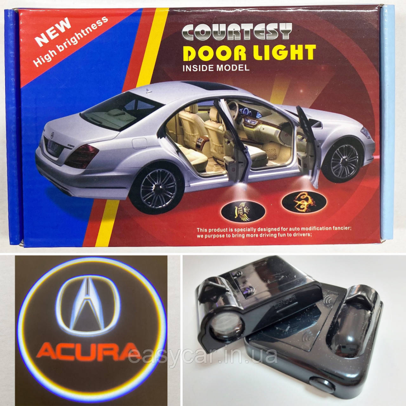 Логотип підсвічування двері Акура Lazer door logo ACURA Логотип підсвічування двері Акура Lazer door logo ACURA