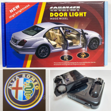 Логотип підсвічування двері Альфа Ромео Lazer door logo ALFA ROMEO