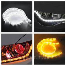 Crystal LED DRL з поворотом
