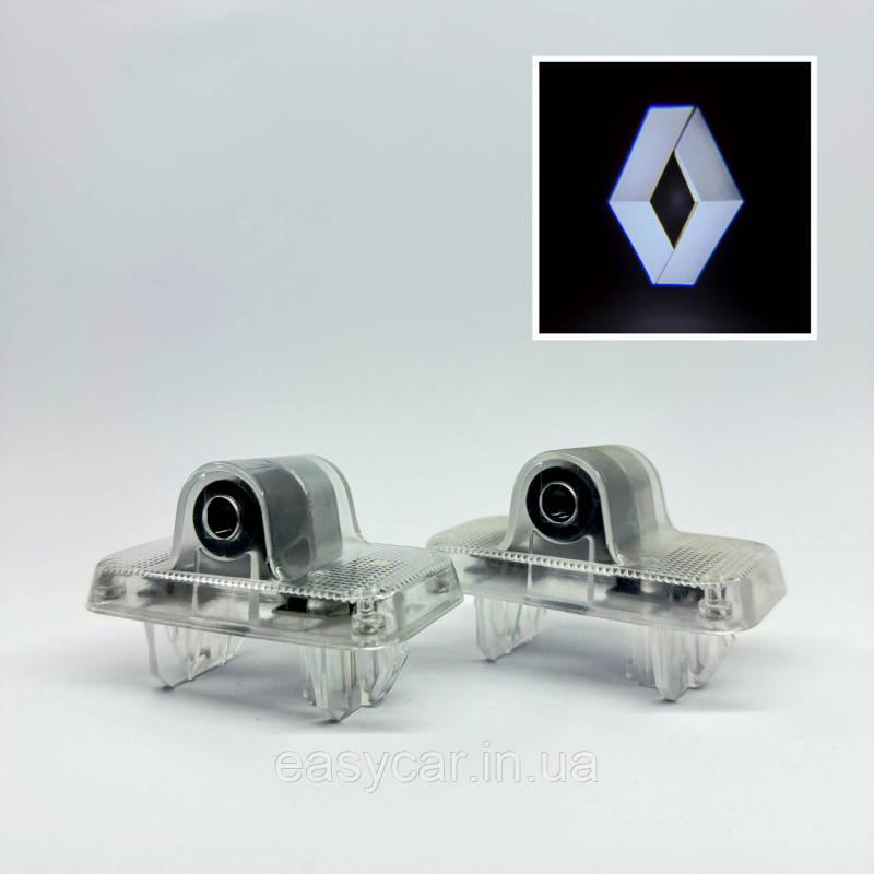 Логотип підсвічування дверей Рено Lazer logo light RENAULT Логотип підсвічування дверей Рено Lazer logo light RENAULT