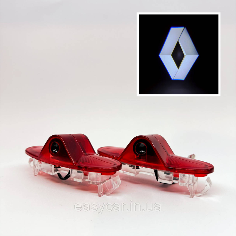 Логотип підсвітка дверей РЕНО Lazer door logo light RENAULT Логотип підсвітка дверей РЕНО Lazer door logo light RENAULT