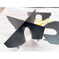 Хрести Hella Black на BMW E46 КРАШЕНІ