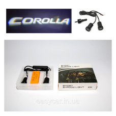 Логотип підсвітка дверей Тойота Lazer door logo light Toyota