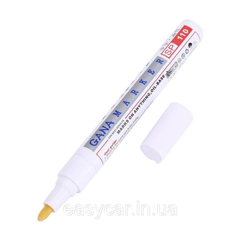 Маркер для шин, маркер для коліс, маркер для гуми. БІЛИЙ Маркер для шин, маркер для коліс, маркер для гуми. БІЛИЙ