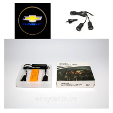 Логотип підсвічування двері Шевроле Lazer door logo Chevrolet