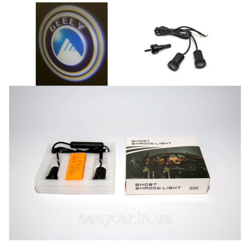 Логотип підсвічування двері Джилі Lazer door logo Geely Логотип підсвічування двері Джилі Lazer door logo Geely