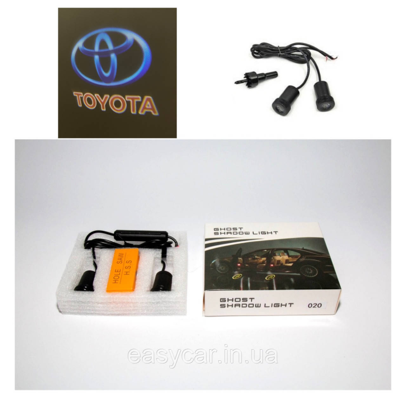 Логотип підсвічування двері Тойота Lazer door logo Toyota Логотип підсвічування двері Тойота Lazer door logo Toyota