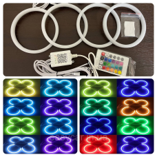 Ангельські очі Cotton RGB Bluetooth BMW E30/Е32/Е34