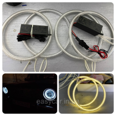 Ангельські очі CCFL (газові) для ВАЗ 2101/21 Нива Жовті