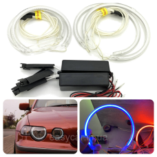 CCFL Ангельські оченята на BMW E46 COMPAC Сині